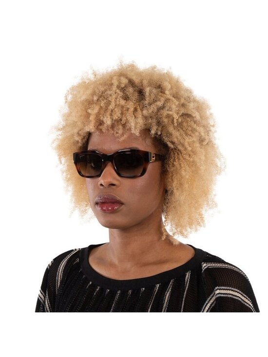 Salvatore Ferragamo SF1012S 214 Sunglasses Havana Rectangle Frame, Brown Lenses main image 7